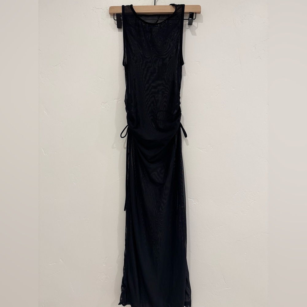 Black swimsuit cover